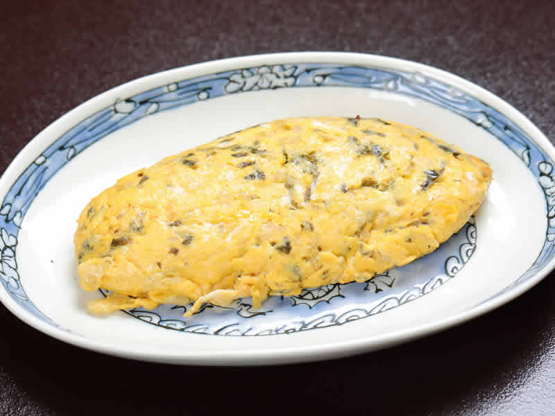 別注料理杓子菜オムレツ