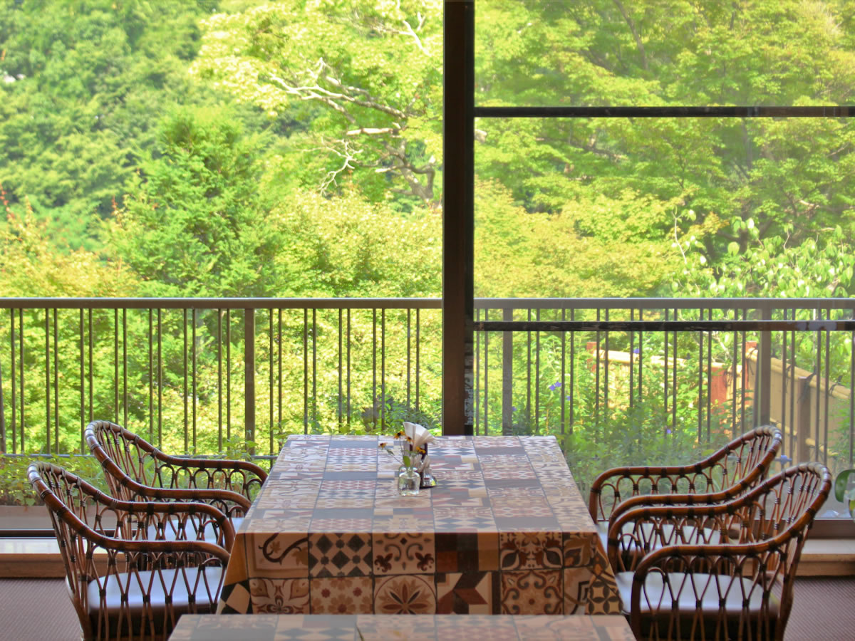 レストラン岩ざくらからの景色