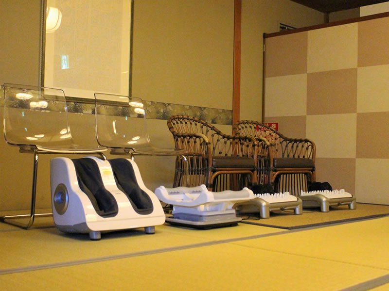 無料マッサージ機